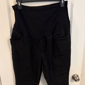 Old Navy Women's Black Skinny Maternity Jeans
